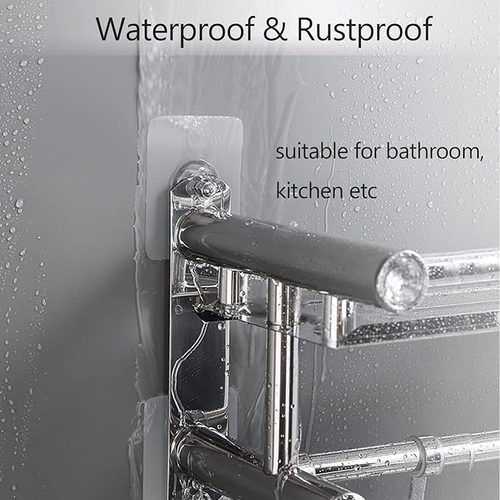 🔨10 Pack Adhesive Wall Hooks, Wall Hangers Without Nails, No Damage Picture Hooks Waterproof and Rustproof to use Inside Kitchen, Bathroom, Home and Office (B)