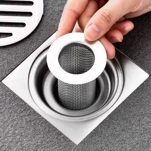 Multifunctional Stainless Steel Floor Drain Filter Mesh Kitchen Sink Filter Mesh Bathtub Hair Catcher Shower Net Strainer Drains