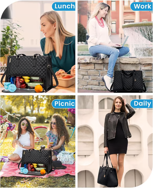 🔥Hot Sale 50% OFF🔥2 in 1 Lunch Tote Bag for Women