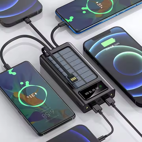 Reliable Portable 50000mAh Solar Power Station for Outdoor Work and Home 10W Emergency Power Backup