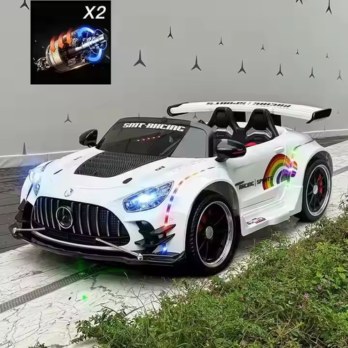 🎁✨Drift Racing Car 24V Battery 2 Seats Electric Ride on Car Kids 360 Degree Rotation Children Baby Toy Car✨🎁