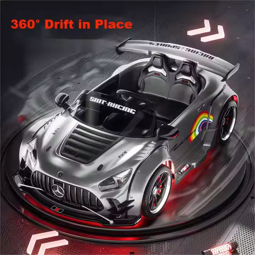 🎁✨Drift Racing Car 24V Battery 2 Seats Electric Ride on Car Kids 360 Degree Rotation Children Baby Toy Car✨🎁