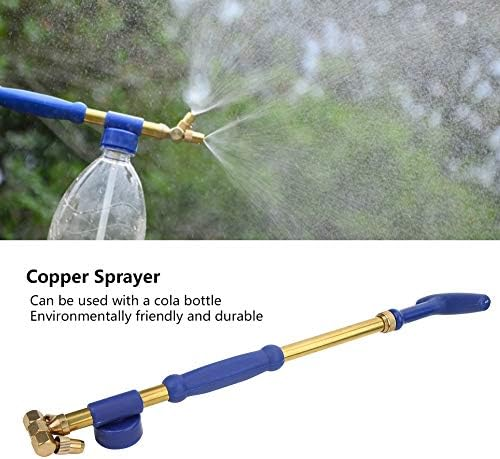 Double-headed spray gun, made of full copper, 38cm