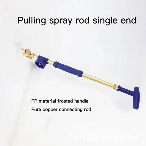 Double-headed spray gun, made of full copper, 38cm