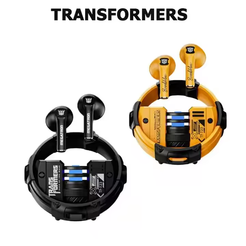 Original Transformers Earbuds Zinc Alloy Casing RGB Light Sports Gaming Waterproof Hifi Bass Tws Wireless bluetooth Earphone