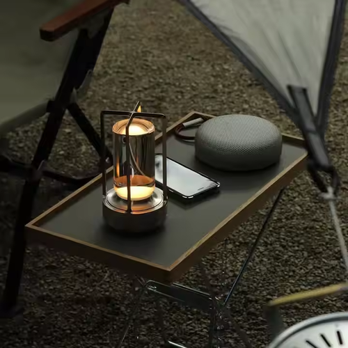 LED Cordless Table Lamp Retro Bar Metal Desk Lamps Rechargeable Touch Dimming Night Light Restaurant Bedroom Home Outdoor Decor