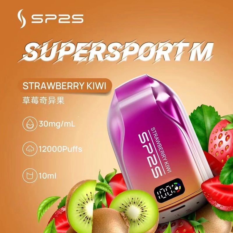 正品SP2S思博瑞 最新款sp2s一次性 拋棄式12000口 發光顯示屏 可充電電子煙 10ml超大容量