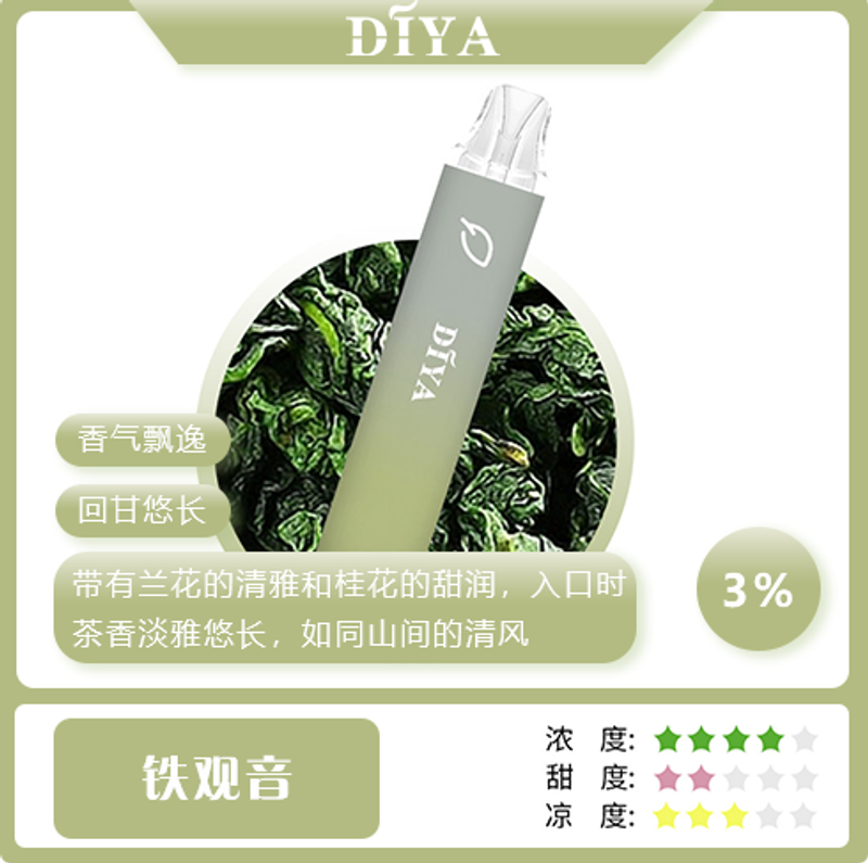 新品上市-DIYA叮啞7500口拋棄式 一次性電子煙 台灣現貨