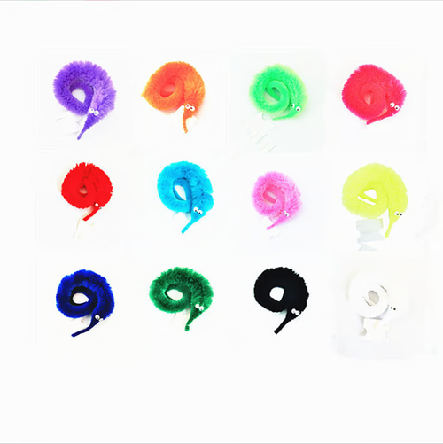 🔥Rainbow Magic Twisty Worm（6pcs Random color）