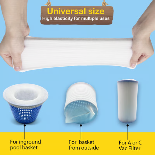 Pool Skimmer Socks for Skimmer Basket Clean（15pcs）