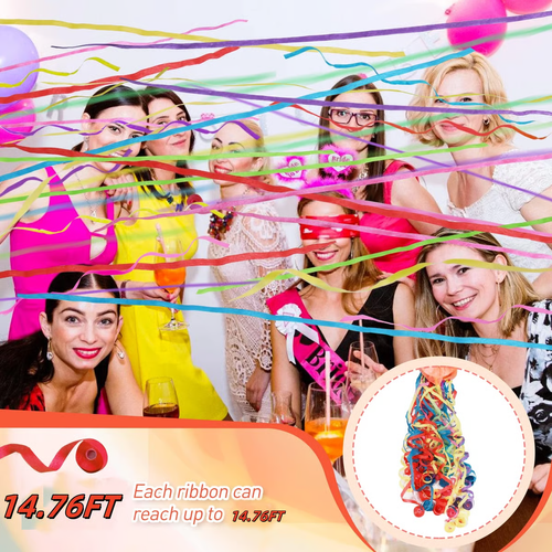 🔥Hand Thrown Streamer Poppers 8 Reviews（30pcs）