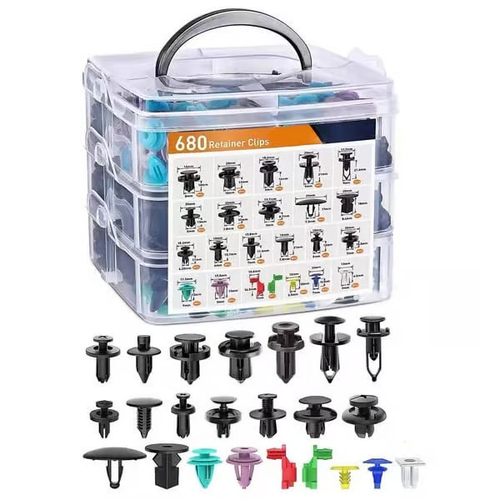 680Pcs Car Push Retainer Clips & Car clips fasteners