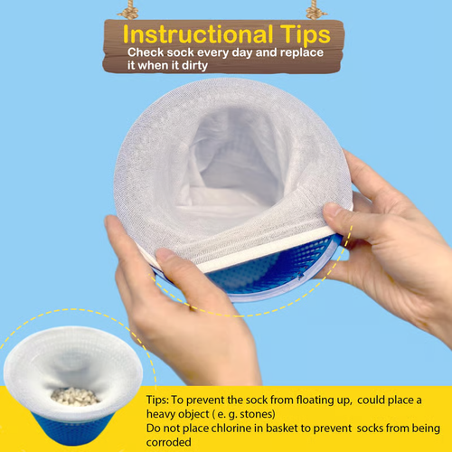 Pool Skimmer Socks for Skimmer Basket Clean（15pcs）