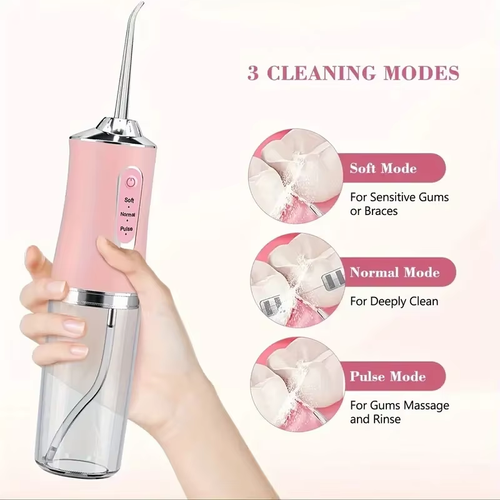 Portable Cordless Dental Oral Irrigator High Pressure Water Flosser for Teeth