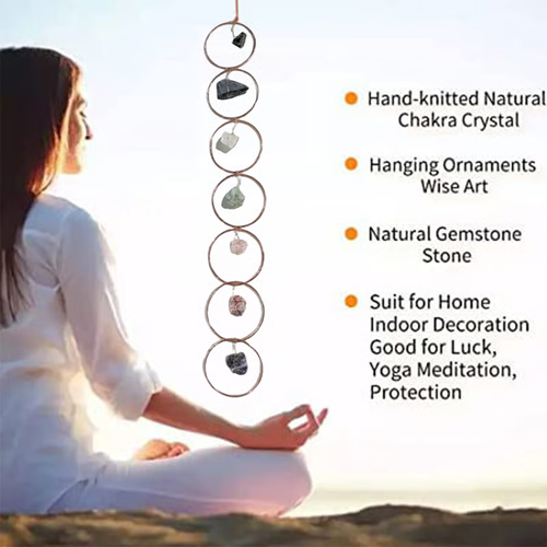 🔥Raw Crystal 7 Chakra Gemstone Wall Decor