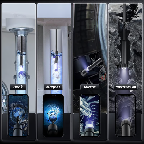 🔎 Plug-and-play endoscope camera – Compatible with Android, USB, and TC (not applicable to Apple systems)