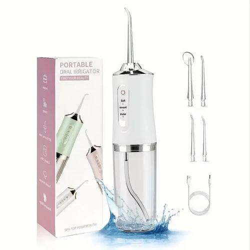 Portable Cordless Dental Oral Irrigator High Pressure Water Flosser for Teeth