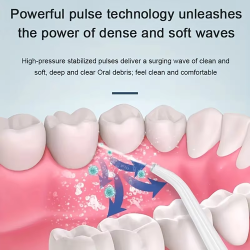 Portable Cordless Dental Oral Irrigator High Pressure Water Flosser for Teeth