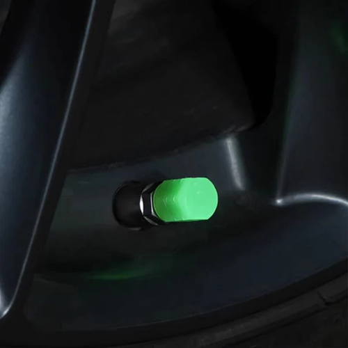 💥Glow-in-the-Dark Tire Valve Stems（Four）
