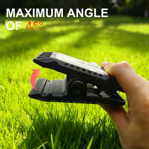 Outdoor Solar Clip Light with Motion Sensor