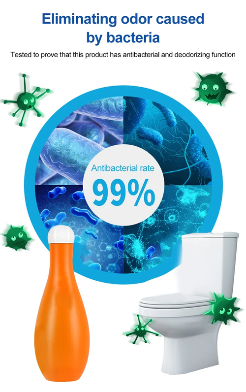 ⏳ Bathroom Deodorizing Long Lasting Fragrance Cleaner