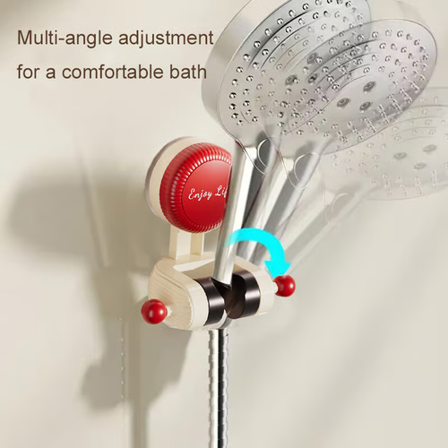 Adjustable Suction Cup Shower Holder（Random colors）