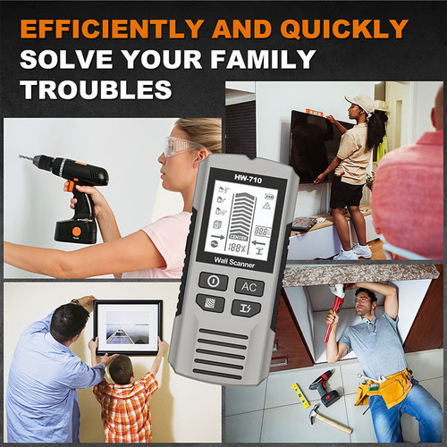 💯Multifunctional Handheld Metal & Wall Detector