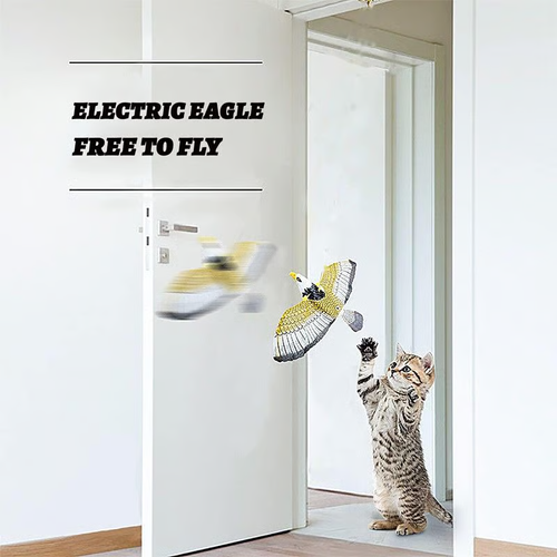 ⚡Automatic Moving Simulation Bird Interactive Cat Toy for Indoor Cats
