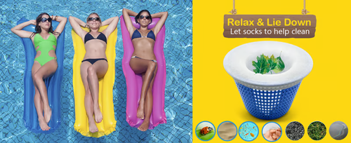 Pool Skimmer Socks for Skimmer Basket Clean（15pcs）