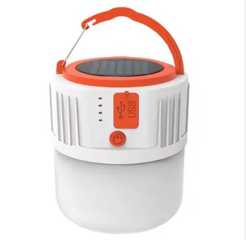 LED camping lantern multifunctional outdoor solar charging USB disaster emergency light portable lighting