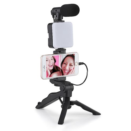 Internet celebrity live broadcast fill light mobile phone holder desktop multi-function beauty leg pocket light with microphone selfie