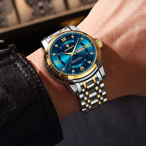 Swiss brand new calendar waterproof luminous men's watch