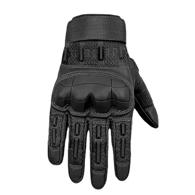 Tactical gloves five-finger touch screen outdoor sun protection non-slip motorcycle impact resistance wear-resistant L size
