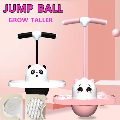 New Product Children Balance Exercise Toy Light Plastic Panda Jump Ball Kindergarten Fitness Sports Equipment High Bounce