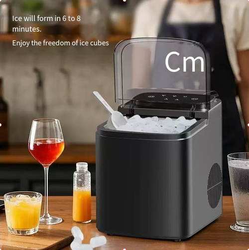🧊🧊Commercial ice maker portable ice maker fast ice making 1.2L large capacity ic164e storage adjustable smalllarge ice size suitable for home office and parties.