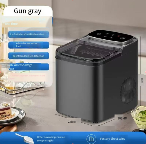 🧊🧊Commercial ice maker portable ice maker fast ice making 1.2L large capacity ic164e storage adjustable smalllarge ice size suitable for home office and parties.
