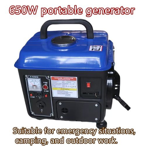 220V 650W Portable Gasoline Generator for Home Use