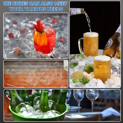 🧊🧊Commercial ice maker portable ice maker fast ice making 1.2L large capacity ic164e storage adjustable smalllarge ice size suitable for home office and parties.