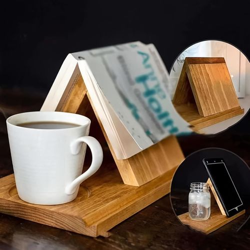 Multifunctional Triangular Reading Stand
