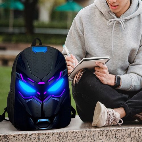 3-piece setSimple and multi-functional travel backpack, suitable for both boys and girls - lightweight, with zipper design and adjustable shoulder straps