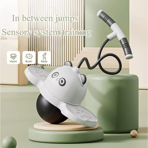 New Product Children Balance Exercise Toy Light Plastic Panda Jump Ball Kindergarten Fitness Sports Equipment High Bounce