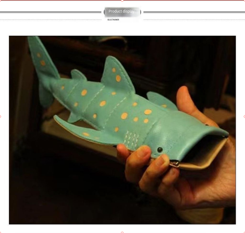 Best-selling shark-shaped glasses case pencil case