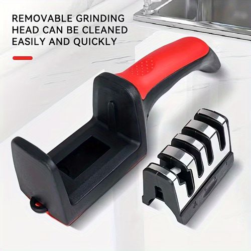 Two 4-in-1 professional hand polishing tools for quick polishing, grinding, and repairing kitchenware.