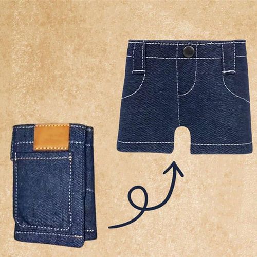 Mini jeans wallet