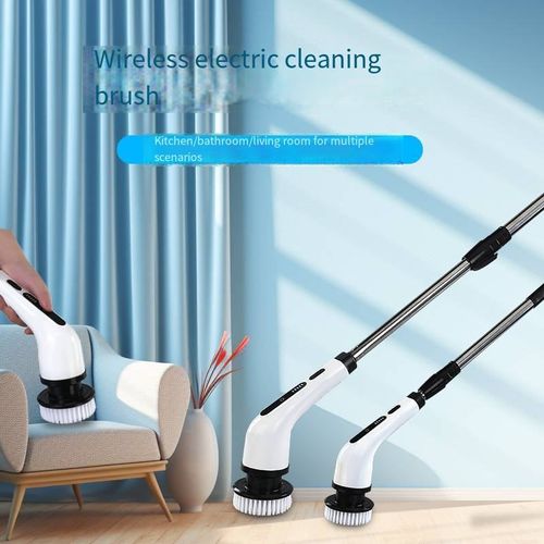 Rechargeable electric cleaner with extendable handle