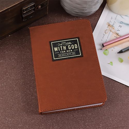 A Minute with God for Men: Daily Bible Reading and Prayer Journal
