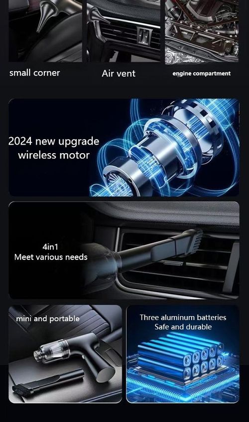 4-in-1 car vacuum cleaner 2025 new mini wireless super absorbent machine