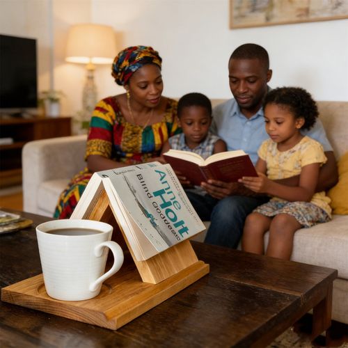 Multifunctional Triangular Reading Stand