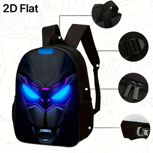 3-piece setSimple and multi-functional travel backpack, suitable for both boys and girls - lightweight, with zipper design and adjustable shoulder straps