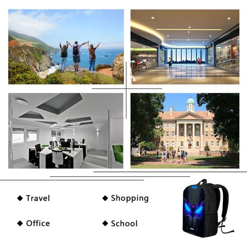 3-piece setSimple and multi-functional travel backpack, suitable for both boys and girls - lightweight, with zipper design and adjustable shoulder straps